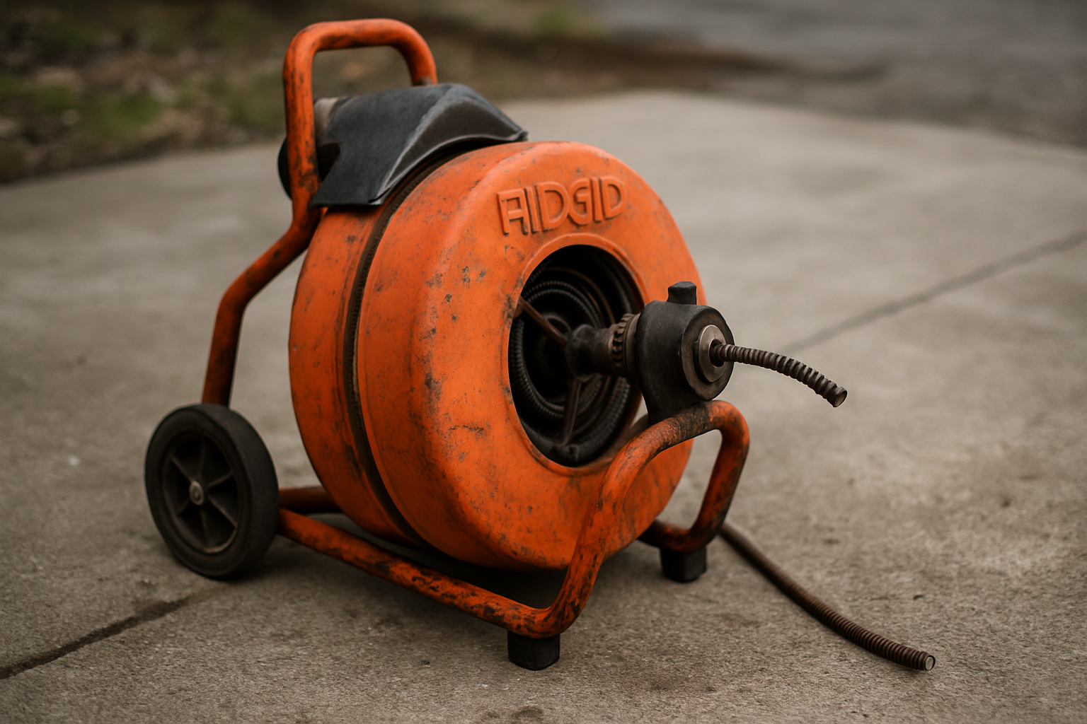 Professional drain cleaning equipment used in San Diego